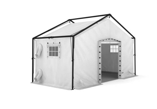 Exoskeleton tents white