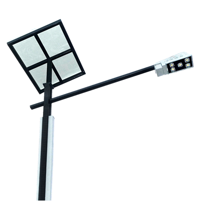 Solar powered street lights